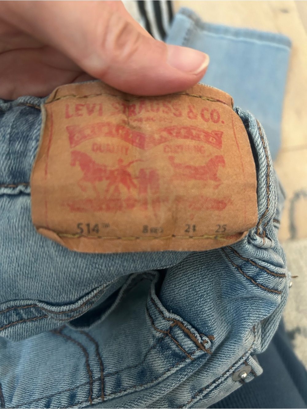 Levi's Light Wash Jeans + Adidas Sweatpants Duo - Picture 3 of 10